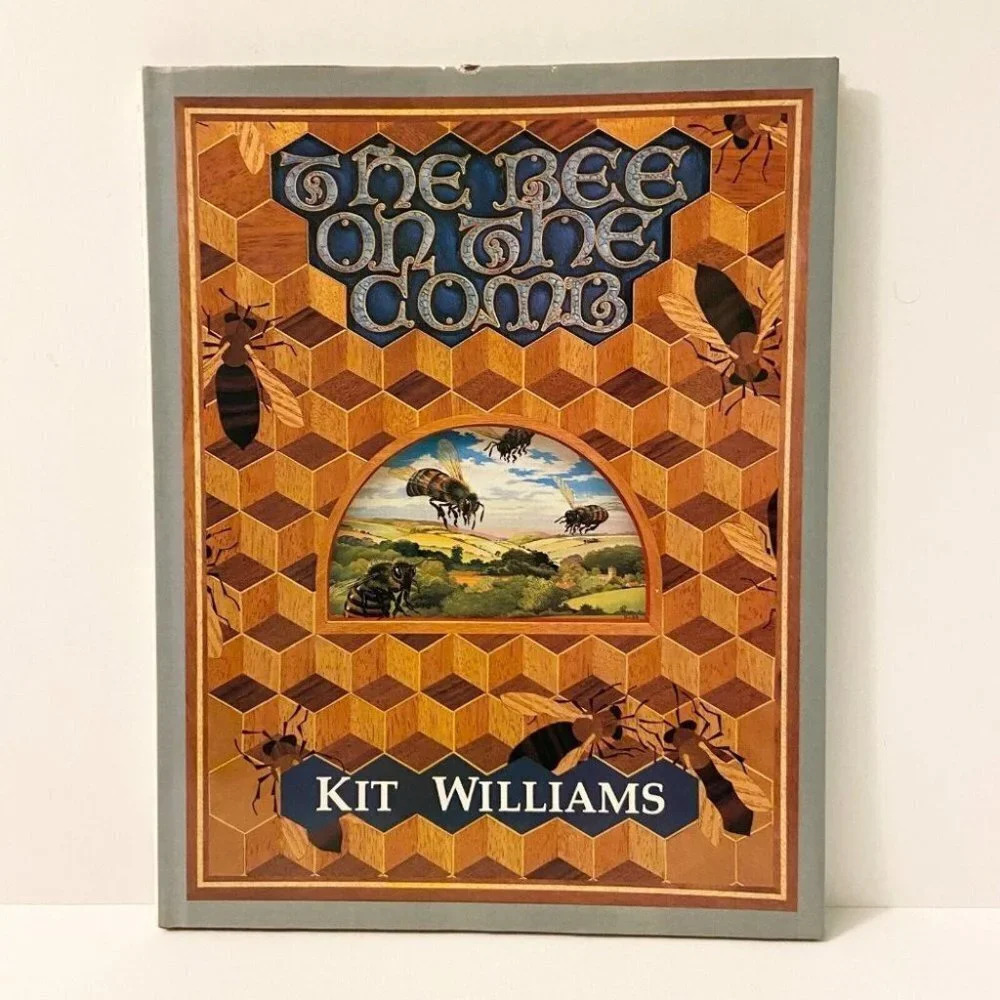 Vintage 1984 The Bee on the Comb by Kit Williams Hardcover Dustjacket Damaged